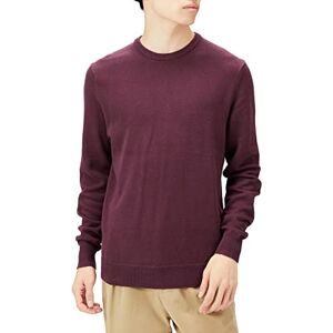 Amazon Essentials Herren Langärmliger Pullover Mit Rundhalsausschnitt, 100% Baumwolle, Erhältlich In Groß Und Schwer, Burgunderrot, M Amazon Essentials Herren Langärmliger Pullover Mit Rundhalsausschnitt, 100% Baumwolle, Erhältlich In Groß Und Schwer, Burgunderrot, M