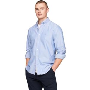 Tommy Hilfiger Langärmeliges Oxford-Hemd, Normale Passform, Herrenhemden, Button-Down-Shirts, auch erhältlich in Big und Tall, Hemd Blau, XL Tommy Hilfiger Langärmeliges Oxford-Hemd, Normale Passform, Herrenhemden, Button-Down-Shirts, auch erhältlich in Big und Tall, Hemd Blau, XL