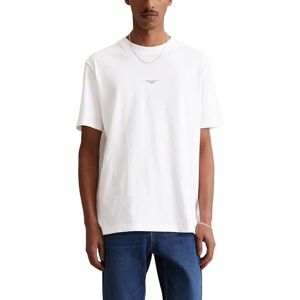 Marc O' Polo Denim Herren T-Shirt aus Bio-Baumwolle mit Rundhalsausschnitt, Weiß (White), S Marc O' Polo Denim Herren T-Shirt aus Bio-Baumwolle mit Rundhalsausschnitt, Weiß (White), S