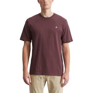 Marc O' Polo Marc OߴPolo Herren T-Shirt aus Bio-Baumwolle mit Rundhalsausschnitt, Rot (Dark Romance), XL Marc O' Polo Marc OߴPolo Herren T-Shirt aus Bio-Baumwolle mit Rundhalsausschnitt, Rot (Dark Romance), XL