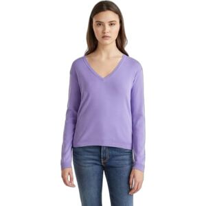 United T-Shirt mit V-Ausschnitt M/L, blau, M United T-Shirt mit V-Ausschnitt M/L, blau, M