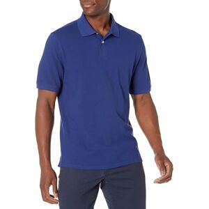 Amazon Essentials Herren Polohemd aus Baumwollpiqué in normaler Passform (erhältlich in Übergrößen), Marineblau, L Amazon Essentials Herren Polohemd aus Baumwollpiqué in normaler Passform (erhältlich in Übergrößen), Marineblau, L