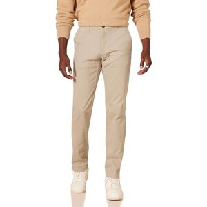 Amazon Essentials Men's Relaxed-Fit Casual Stretch, Khaki, 34W x 32L Amazon Essentials Men's Relaxed-Fit Casual Stretch, Khaki, 34W x 32L