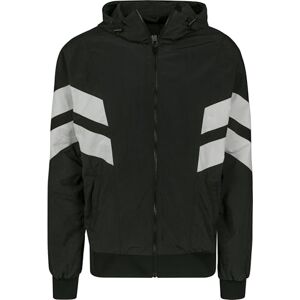 Urban Classics Herren Crinkle Panel Track Jacket Jacke, per Pack Schwarz (blk/wht 00050), XX-Large (Herstellergröße: XXL) Urban Classics Herren Crinkle Panel Track Jacket Jacke, per Pack Schwarz (blk/wht 00050), XX-Large (Herstellergröße: XXL)
