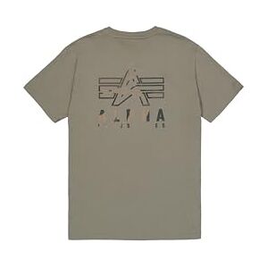Alpha Herren Camo Logo Puff Print BP T, Olive, 3XL Alpha Herren Camo Logo Puff Print BP T, Olive, 3XL