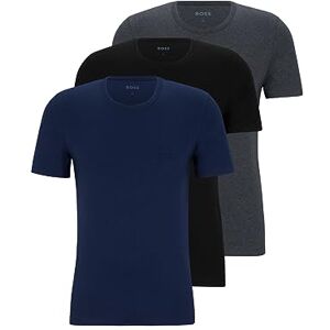Boss Herren-T-Shirt, klassisch, Logo, Baumwolle, 3er-Pack, Mittel Boss Herren-T-Shirt, klassisch, Logo, Baumwolle, 3er-Pack, Mittel
