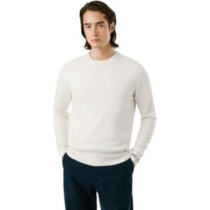 Pepe Jeans Herren Andre Crew Neck Knitwear, Beige (Ivory White), L, Beige (Elfenbeinweiß), L Pepe Jeans Herren Andre Crew Neck Knitwear, Beige (Ivory White), L, Beige (Elfenbeinweiß), L