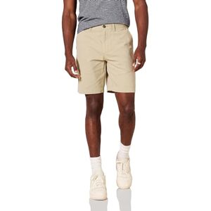 Amazon Essentials Herren Slim-Fit-Chinoshorts, 23cm, Kaki, 32W Amazon Essentials Herren Slim-Fit-Chinoshorts, 23cm, Kaki, 32W