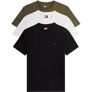 Tommy Jeans Herren TJM XSLIM 3PACK Tee EXT DM0DM21579 S/S T-Shirt, Mehrfarbig (Schwarz/Dunkelgrün/Ecru), M, Mehrfarbig (Schwarz/Dunkelgrün/Ecru), M Tommy Jeans Herren TJM XSLIM 3PACK Tee EXT DM0DM21579 S/S T-Shirt, Mehrfarbig (Schwarz/Dunkelgrün/Ecru), M, Mehrfarbig (Schwarz/Dunkelgrün/Ecru), M