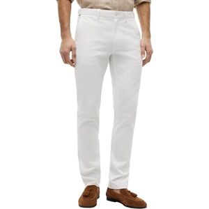 Tommy Hilfiger Herren Hose Bleecker Chino 1985 Pima Cotton Chino, Weiß (Th Optic White), 33W/32L Tommy Hilfiger Herren Hose Bleecker Chino 1985 Pima Cotton Chino, Weiß (Th Optic White), 33W/32L