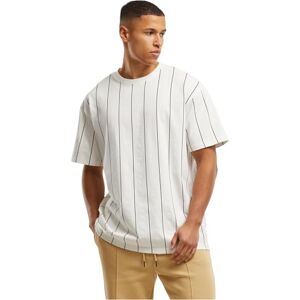Urban Classics Printed Pinstripe Tee Offwhite/White/Black, M Urban Classics Printed Pinstripe Tee Offwhite/White/Black, M
