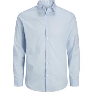 JJ REBEL Herren Jrebgavin Solid Shirt Ls Noos Hemd, Cashmere Blue, XS EU JJ REBEL Herren Jrebgavin Solid Shirt Ls Noos Hemd, Cashmere Blue, XS EU
