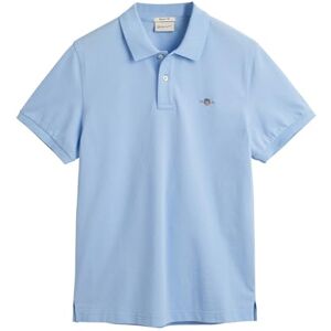 GANT Herren Reg Shield Pique Polohemd, Capri Blue, M EU GANT Herren Reg Shield Pique Polohemd, Capri Blue, M EU