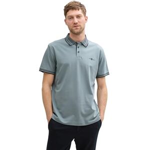 TOM TAILOR Slim Fit T-Shirt mit Stretch-Anteil, Sky Captain Blue, XL TOM TAILOR Slim Fit T-Shirt mit Stretch-Anteil, Sky Captain Blue, XL