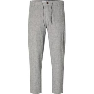 SELECTED HOMME SELETED Homme Herren Slh172-slimtape Brody Linen Pant Noos Chinohose, Sky Captain/Detail:Mixed W. Oatmeal, M EU SELECTED HOMME SELETED Homme Herren Slh172-slimtape Brody Linen Pant Noos Chinohose, Sky Captain/Detail:Mixed W. Oatmeal, M EU
