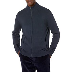 Amazon Essentials Herren Pullover mit durchgehendem Reißverschluss, Marineblau, XS Amazon Essentials Herren Pullover mit durchgehendem Reißverschluss, Marineblau, XS