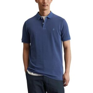 Marc O' Polo Herren Kurzarm-Poloshirt aus Bio-Baumwolle Regular Fit, Blau (Iris Ink), S Marc O' Polo Herren Kurzarm-Poloshirt aus Bio-Baumwolle Regular Fit, Blau (Iris Ink), S