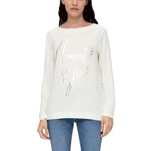 s.Oliver Herren T-Shirt Langarm White S s.Oliver Herren T-Shirt Langarm White S