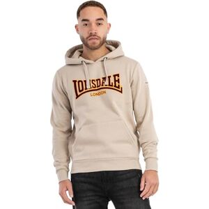 Lonsdale Herren Kapuzensweatshirt schmale Passform Hooded Classic LL002 L, Sand Lonsdale Herren Kapuzensweatshirt schmale Passform Hooded Classic LL002 L, Sand