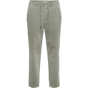Only & Sons Herren Sweatpant ONSLINUS TAP Corduroy 0185 Pant Tapered Fit S-XXL, Größe:L, Farbe:22029790 Castor Gray Only & Sons Herren Sweatpant ONSLINUS TAP Corduroy 0185 Pant Tapered Fit S-XXL, Größe:L, Farbe:22029790 Castor Gray