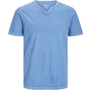 JACK & JONES Male T-Shirt Meliert GETEILTER Kragen T-Shirt JACK & JONES Male T-Shirt Meliert GETEILTER Kragen T-Shirt
