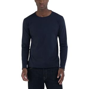 Replay Herren Langarmshirt mit Rundhalsausschnitt, Blau (Night Blue... 067), L Replay Herren Langarmshirt mit Rundhalsausschnitt, Blau (Night Blue... 067), L