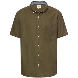 camel active Herren Kurzarmhemd mit Kontrastdetails Olivgrün, menswear-5XL camel active Herren Kurzarmhemd mit Kontrastdetails Olivgrün, menswear-5XL