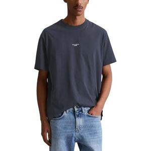 Marc O' Polo Denim Herren T-Shirt aus Bio-Baumwolle mit Rundhalsausschnitt, Blau (True Navy), S Marc O' Polo Denim Herren T-Shirt aus Bio-Baumwolle mit Rundhalsausschnitt, Blau (True Navy), S