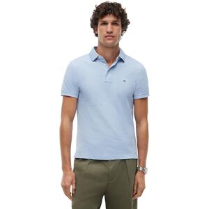 Tommy Hilfiger Herren Poloshirt Kurzarm 1985 Slim Fit, Blau (Vessel Blue Heather), XXL Tommy Hilfiger Herren Poloshirt Kurzarm 1985 Slim Fit, Blau (Vessel Blue Heather), XXL