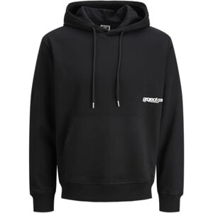 JACK & JONES Jcounion Minimal Print Sweat Hood JACK & JONES Jcounion Minimal Print Sweat Hood