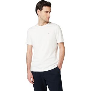 Tommy Hilfiger Herren 3er Pack T-Shirts Kurzarm mit Rundhalsausschnitt, Weiß (White/White/White), S Tommy Hilfiger Herren 3er Pack T-Shirts Kurzarm mit Rundhalsausschnitt, Weiß (White/White/White), S