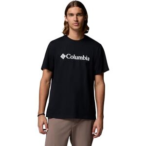 Columbia Men's Basic Logo Tee Short Sleeve T-Shirt, Black/Gem , L Columbia Men's Basic Logo Tee Short Sleeve T-Shirt, Black/Gem , L