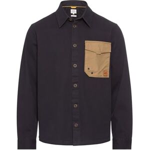 camel active Herren Overshirt aus Reiner Baumwolle Nachtblau, Menswear-XL camel active Herren Overshirt aus Reiner Baumwolle Nachtblau, Menswear-XL