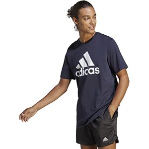 Adidas Herren Essentials Single Jersey Big Logo Tee, Legend Ink / White, XL Adidas Herren Essentials Single Jersey Big Logo Tee, Legend Ink / White, XL