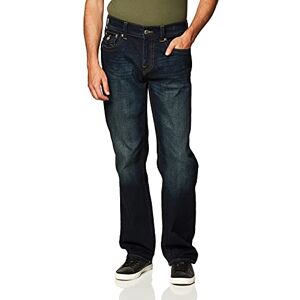 True Religion Herren Ricky Straight Leg Gesäß-Pattentaschen Jeans, Ggjd Letzter Anruf, 30W / 32L True Religion Herren Ricky Straight Leg Gesäß-Pattentaschen Jeans, Ggjd Letzter Anruf, 30W / 32L