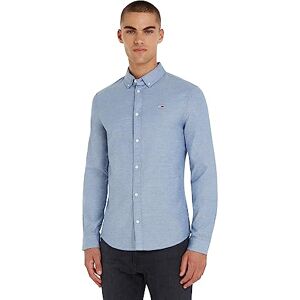 Tommy Jeans Herren Tjm Slim Stretch Oxford Shirt Dm0dm09594 Langarmhemden Gewebte Oberteile, Blau (Twilight Navy), M EU Tommy Jeans Herren Tjm Slim Stretch Oxford Shirt Dm0dm09594 Langarmhemden Gewebte Oberteile, Blau (Twilight Navy), M EU