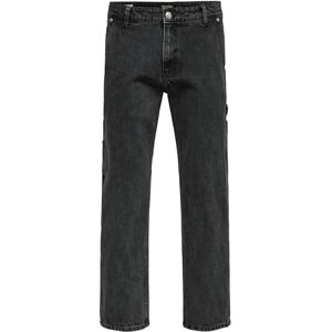 Only & Sons Herren Onsedge STR Car Wb 3015 Tai DNM Noos, Washed Black, 34W / 30L EU Only & Sons Herren Onsedge STR Car Wb 3015 Tai DNM Noos, Washed Black, 34W / 30L EU