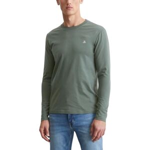 Marc O' Polo Herren Langarmshirt aus Bio-Baumwolle mit Rundhalsausschnitt, Grün (Mangrove), L Marc O' Polo Herren Langarmshirt aus Bio-Baumwolle mit Rundhalsausschnitt, Grün (Mangrove), L