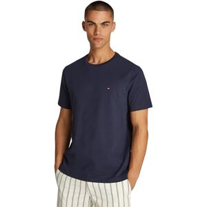 Tommy Hilfiger Herren T-Shirts Kurzarm Essential Regular Fit Rundhalsausschnitt, Blau (Desert Sky), L Tommy Hilfiger Herren T-Shirts Kurzarm Essential Regular Fit Rundhalsausschnitt, Blau (Desert Sky), L