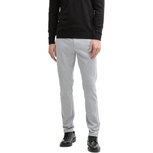 TOM TAILOR Herren Jersey Travis Slim Fit Chino Hose, 12035 Grey Heather Melange, 36/34 TOM TAILOR Herren Jersey Travis Slim Fit Chino Hose, 12035 Grey Heather Melange, 36/34