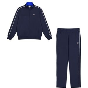 Champion Herren Legacy Full Zip Sweatsuit mit Logo, Blau (BS501), S, Blau (BS501), S Champion Herren Legacy Full Zip Sweatsuit mit Logo, Blau (BS501), S, Blau (BS501), S