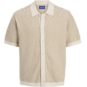 JACK & JONES Jorparos Jacquard Knit Ss Polo JACK & JONES Jorparos Jacquard Knit Ss Polo
