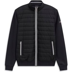 Bugatti Herren Sweatjacke Modern Fit Reißverschluss Basic Stehkragen Material-Mix Steppfront Bugatti Herren Sweatjacke Modern Fit Reißverschluss Basic Stehkragen Material-Mix Steppfront