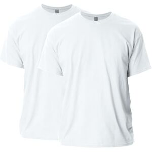 Gildan Ultra-Baumwoll-T-Shirt für Erwachsene, Stil G2000, Mehrfachpackung, Weiß (2er-Pack), Klein Gildan Ultra-Baumwoll-T-Shirt für Erwachsene, Stil G2000, Mehrfachpackung, Weiß (2er-Pack), Klein