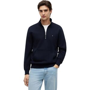 Tommy Hilfiger Men's Essential Terry New 1/4 Zip MW0MW43115, Blue, XL Tommy Hilfiger Men's Essential Terry New 1/4 Zip MW0MW43115, Blue, XL