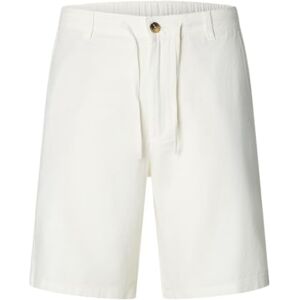 SELECTED HOMME Herren Slhregular-brody Linen Shorts Noos, Cloud Dancer, M SELECTED HOMME Herren Slhregular-brody Linen Shorts Noos, Cloud Dancer, M