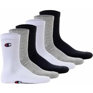 Champion Unisex Basics 6pk Crew Sportsocken, Marineblau, Weiß, Hellgrau Meliert, 39-42 EU Champion Unisex Basics 6pk Crew Sportsocken, Marineblau, Weiß, Hellgrau Meliert, 39-42 EU