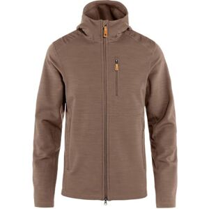 Fjällräven Herren Keb Fleece Hoodie, Suede Brown, L Fjällräven Herren Keb Fleece Hoodie, Suede Brown, L