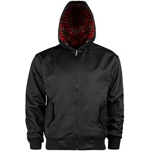 Mil-Tec Blouson 'English Style' Summer • Klassische Harrington Jacke mit Karo-Innenfutter • Übergangsjacke im Brit-Style • Leichte Pilotenjacke mit Strickbündchen • Schwarz Mil-Tec Blouson 'English Style' Summer • Klassische Harrington Jacke mit Karo-Innenfutter • Übergangsjacke im Brit-Style • Leichte Pilotenjacke mit Strickbündchen • Schwarz