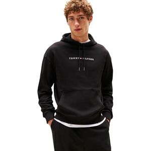 Tommy Hilfiger Herren Hoodie mit Kapuze, Schwarz (Black), L Tommy Hilfiger Herren Hoodie mit Kapuze, Schwarz (Black), L